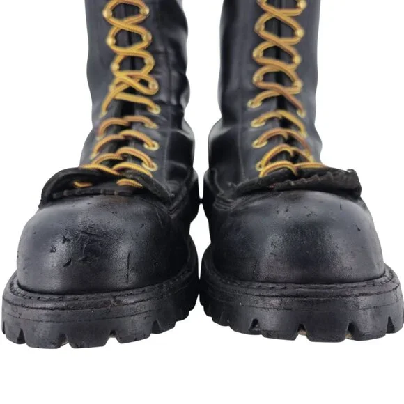 White's Hathorn Boots Men 10.5 Black Leather Work Boots USA Explorer Firefighter - Picture 13 of 16